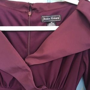 Burgundy Jessica Howard Dress